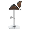 CoasterEssence 130504 Harris - Adjustable Bar Stool - Black And Chrome