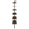 Coaster Fine Furniture 980072 Owens - 6-Shelf Wall Bookshelf - Walnut