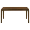 Coaster Fine Furniture 108921 Almonte - Rectangular Wood Dining Table - Dark Brown