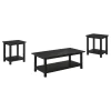 Coaster Fine Furniture 710568-S3A Payne - 3 Piece Coffee And End Table Set Distressed - Java