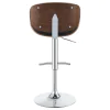 CoasterEssence 130504 Harris - Adjustable Bar Stool - Black And Chrome
