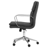 CoasterEssence 801765 Ximena - Upholstered Adjustable Mid Back Office Chair - Black