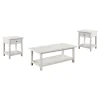 Coaster Fine Furniture 710558-S3 Payne - 3 Piece Coffee And 1-Drawer End Table Set - White