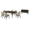 Coaster Fine Furniture 193671-S8 Reseda - 8 Piece Dining Set With Sideboard - Ash Brown