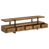 Coaster Fine Furniture 703243 Otto - 5-Drawer Mango Wood TV Stand Media Console - Brown