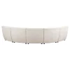 Coaster Fine Furniture 551300-S5 Charlotte - 5 Piece Upholstered Modular Sectional Sofa - Ivory