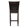 CoasterEveryday 100959 Jaden - Upholstered Counter Chair (Set of 2) - Black And Espresso