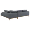 CoasterElevations 508857 Persia - Upholstered Track Arm Sectional Sofa - Gray