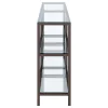 CoasterEssence 801018 Kate - Console Bookcases - Black Nickel