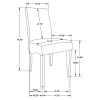 CoasterEveryday 102061-S7 Stanton - 7 Piece Rectangular Dining Table Set - Gray