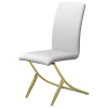 CoasterEssence 105171 Carmelia - Upholstered Dining Side Chairs (Set of 4) - White