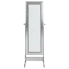 CoasterEssence 951017 Moore - Cheval Mirror With Jewelry Storage - Silver