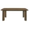 Coaster Fine Furniture 193661-S7 Ottowa - 7 Piece Rectangular Wood Dining Room Table Set - Brown