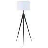 CoasterEveryday 920074 Harrington - Drum Shade Metal Tripod Floor Lamp - Black
