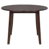 Coaster Fine Furniture 150340 Barton - 5 Piece Round Wood Dining Table Set - Dark Brown