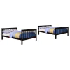 CoasterEveryday 460359 Chapman - Wood Full Over Full Bunk Bed - Black