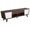 CoasterEssence 700793 Alvin - 2 Door Engineered Wood TV Stand - Dark Walnut