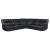 Coaster Fine Furniture 609610PPB3 Hewitt - RAF Dual Power Recliner, Box 3 of 3 - Black
