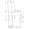 CoasterEssence 102062 Stanton - Upholstered Dining Side Chairs (Set of 2) - Gray