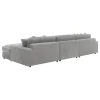 Coaster Fine Furniture 509900-SET Blaine - Upholstered Reversible Chaise Sectional Sofa - Fog