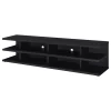 Coaster Fine Furniture 710533 Cartmill - 2-Tier TV Stand Media Console - Black
