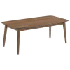 CoasterEssence 753524 Radley - 3 Piece Rectangular Coffee Table Set - Natural Walnut