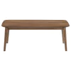 CoasterEssence 753524 Radley - 3 Piece Rectangular Coffee Table Set - Natural Walnut