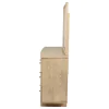 Coaster Fine Furniture 225043M Kailani - 9-Drawer Dresser And Mirror - Beige Oak