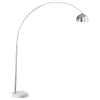 CoasterEveryday 901199 Krester - Dome Shade Metal Arc Floor Lamp - Chrome