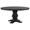 Coaster Fine Furniture 115530 Florence - Round Pedestal Base Dining Table - Black