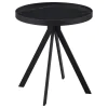 Coaster Fine Furniture 706268-S3 Briggs - 3 Piece Round Coffee And End Table Set - Black