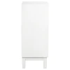 CoasterElevations 953401 Gambon - 2 Door Wood Honeycomb Pattern Accent Cabinet - White