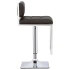 CoasterEssence 100194 Alameda - Adjustable Bar Stool - Chrome And Black