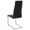 CoasterEveryday 100515BLK Montclair - Upholstered Dining Side Chair (Set of 4) - Black