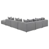 CoasterElevations 551594-SET Jennifer - 6 Piece Upholstered Modular Sectional - Gray