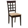 Coaster Fine Furniture 100770-S7 Gabriel - 7 Piece Extension Leaf Dining Table Set - Cappuccino