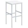 CoasterEveryday 182525 Natividad - 5 Piece Pub Height Bar Table Set - White High Gloss