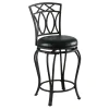 CoasterEveryday 122059 Adamsville - Upholstered Swivel Counter Height Stool - Black