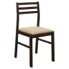 CoasterEveryday 130005 Bucknell - 3 Piece Round Drop Leaf Dining Table Set - Cappuccino