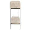 CoasterEssence 959541 Rubeus - 2-Drawer Wood Entryway Console Table - White Washed