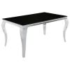 CoasterEssence 105071 Carone - Rectangular Glass Top Dining Table - Black