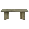 Coaster Fine Furniture 708498 Andando - Rectangular Solid Wood Coffee Table - Mango Brown
