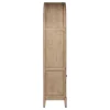 Coaster Fine Furniture 109386 Kailani - 4-Door Cane Dining Vitrine Display Cabinet - Beige Oak