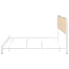 Coaster Fine Furniture 360301KE Amherst - Radio Weave Rattan Metal Eastern King Bed - White