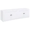 CoasterEveryday 724113 Laughlin - 4 Door Engineered Wood TV Stand - White