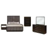 CoasterElevations 223261Q-S5 Durango - 5 Piece Queen Bedroom Set - Smoked Peppercorn