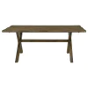 CoasterEveryday 106381-S7 Alston - 7 Piece Rectangular Dining Table Set - Knotty Nutmeg