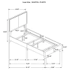 CoasterEveryday 350061T Boyd - Upholstered Twin Panel Bed - Charcoal