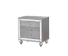 Furniture of America CM7977SV-N Brachium - Nightstand - Silver