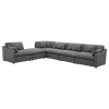 Coaster Fine Furniture 551455-SET Hobson - 6 Piece Upholstered Modular Sectional Sofa - Charcoal
